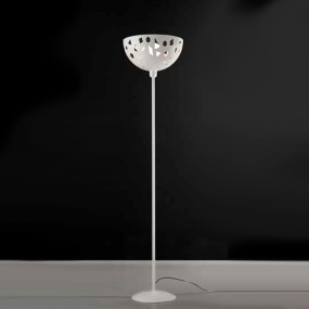 Piantana moderna Illuminando GEO TE C1 LED metallo bianco sabbia