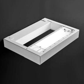 OUTLET Applique LED Illuminando ETTORE lampada parete monoemissione metallo bianco sabbia interni 20W 1900LM 3000°K