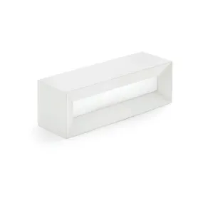 Applique SF-HERMIONE T208 G9 LED 22CM gesso bianco verniciabile lampada parete biemissione luce indiretta interno