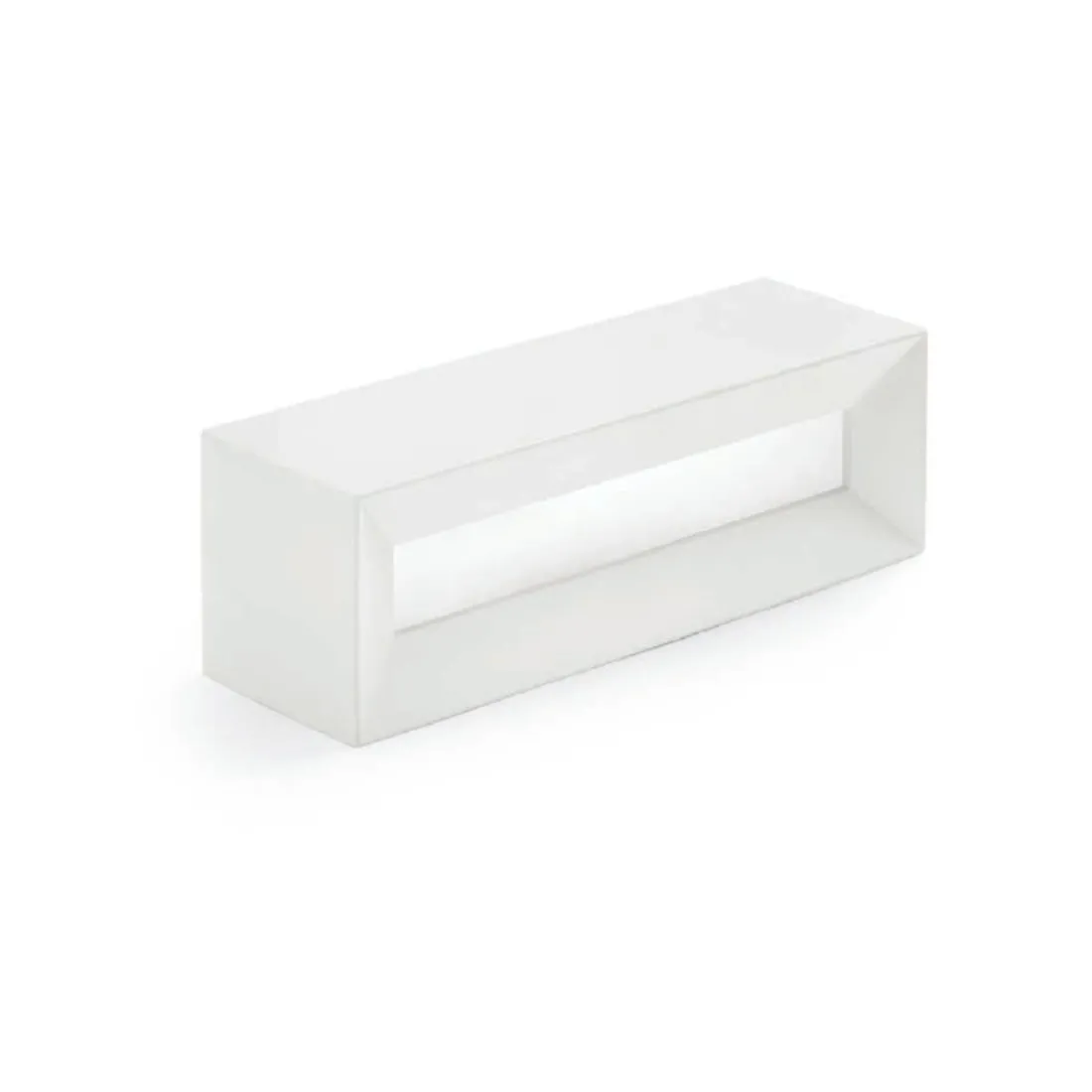 SF-HERMIONE T208 G9 LED 22CM applique murale plâtre blanc applique murale à peindre biémission éclairage indirect intérieur