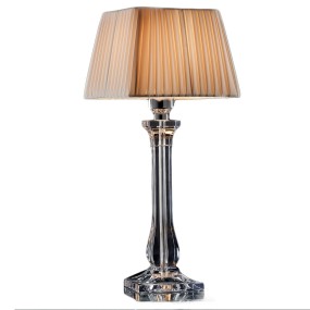 Lampe de table classique led abat-jour SOFIA LU G Illuminando