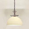 Sospensione LM-1910 E27 LED lampadario classico metallo vetro interno