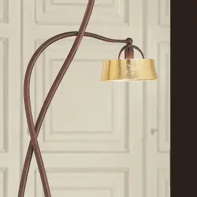 Lampadaire LM-1895 2P E27 E14 LED lampadaire classique décoré intérieur en verre