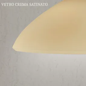 LM-4280 2B E27 LED barbell classique lustre en métal rustique intérieur en verre vieilli