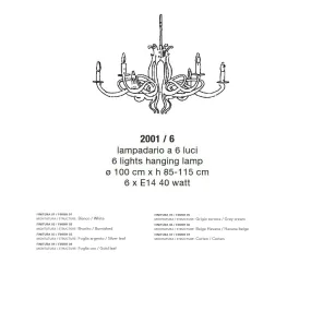 Kronleuchter LM-2001 6 E14...