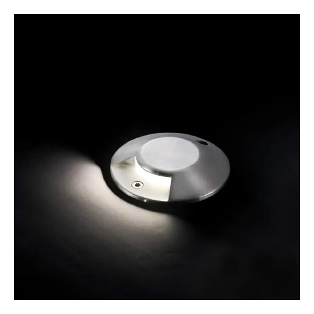 Faretto incasso ID-ROCKET 1 3W LED 200LM IP67 acciaio lampada terra tondo moderno giardino esterno