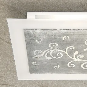 Applique LM-4520 E27 LED classica metallo vetro lampada parete interni