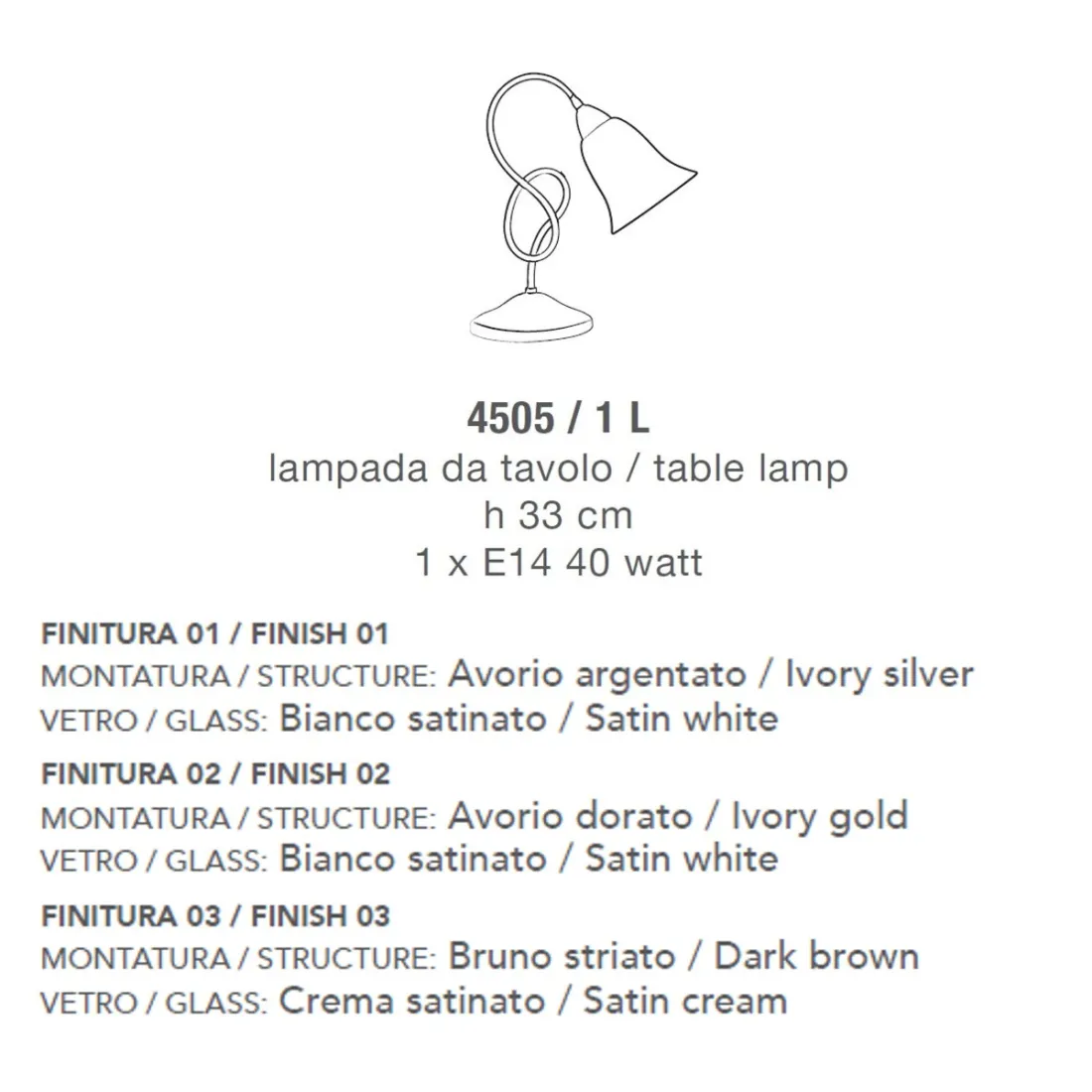 Abat-jour LM-4505 1L LAM