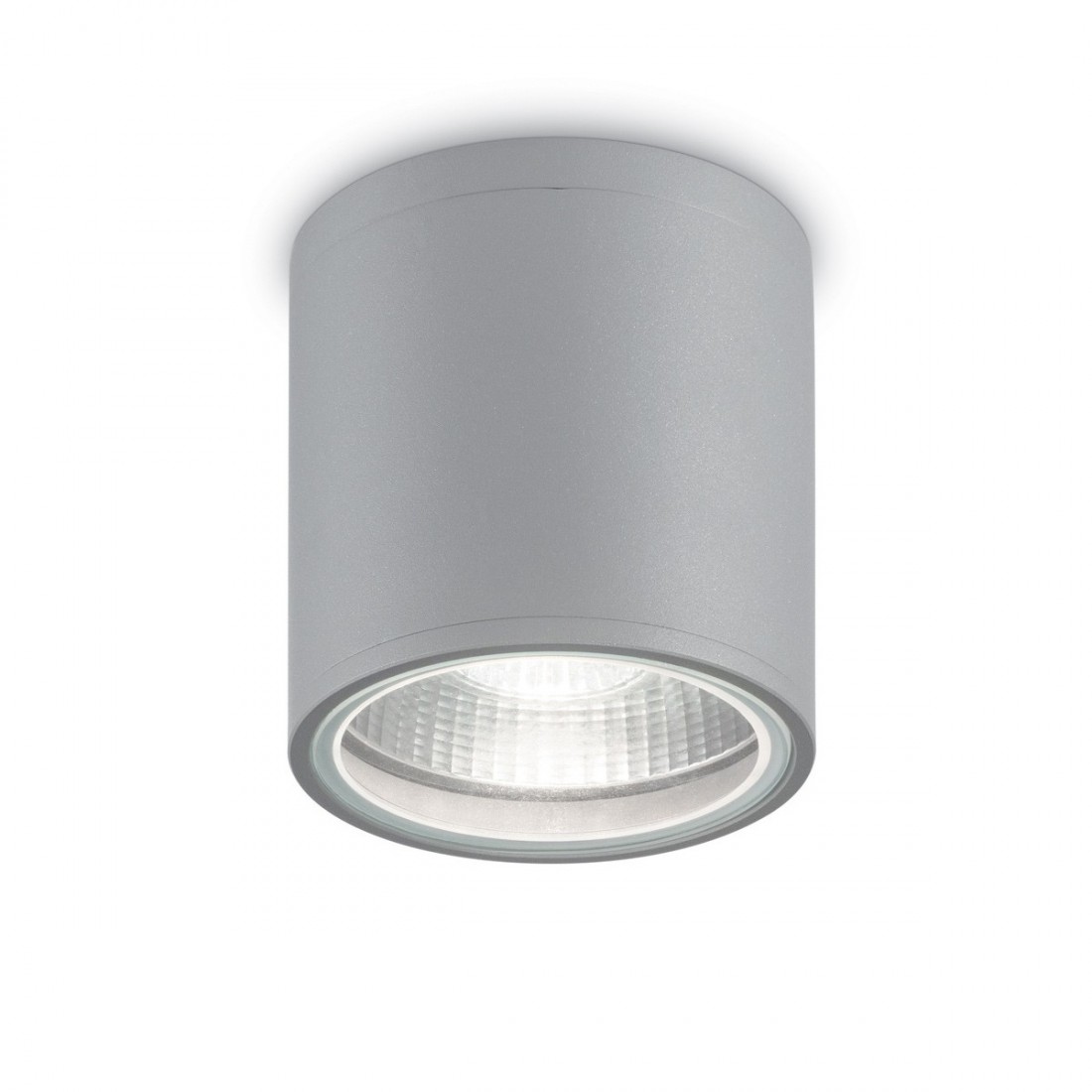 Plafoniera ID-GUN PL1 GU10 LED IP44 alluminio esterno lampada soffitto cilindro moderna