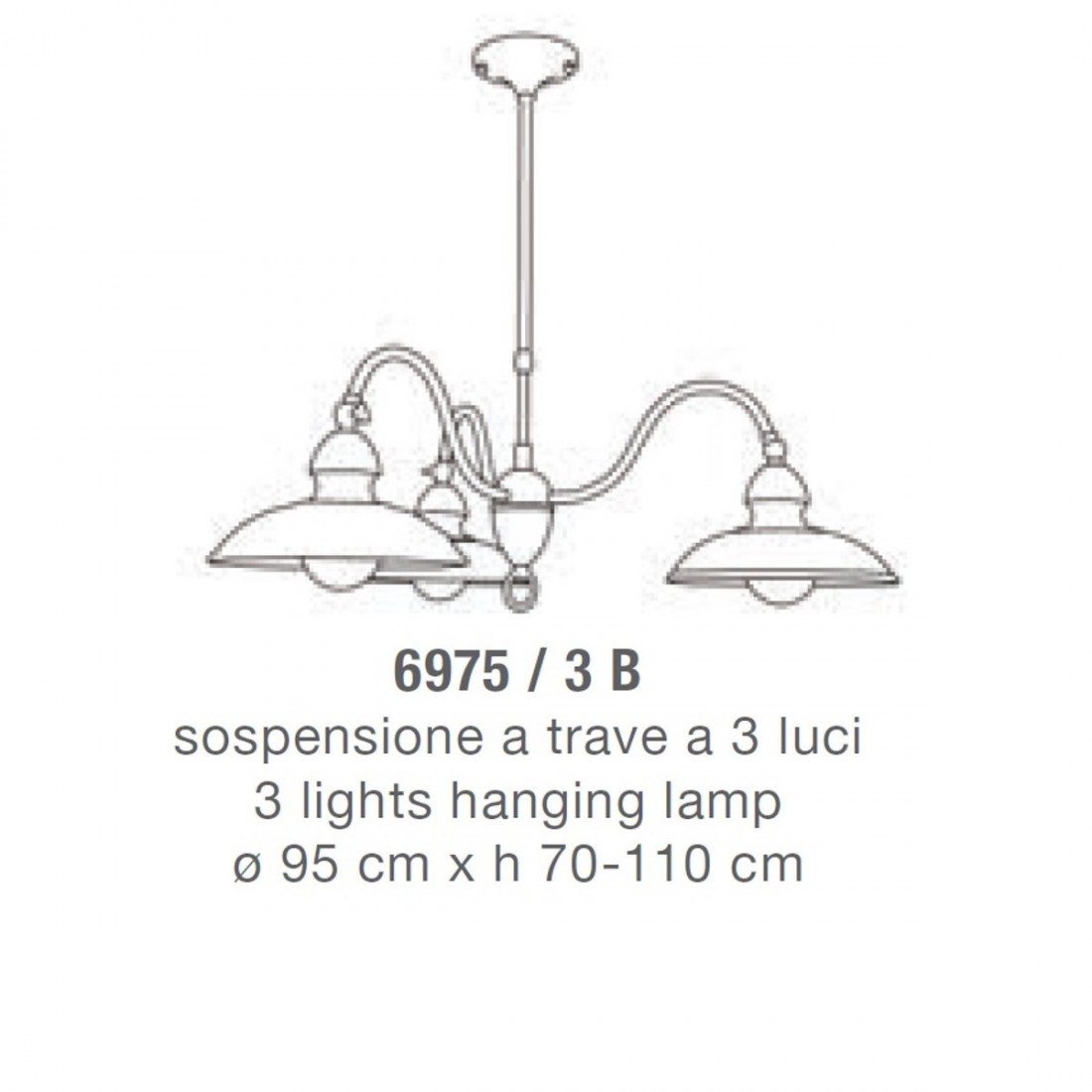 Lampadario 6975 3B LAM