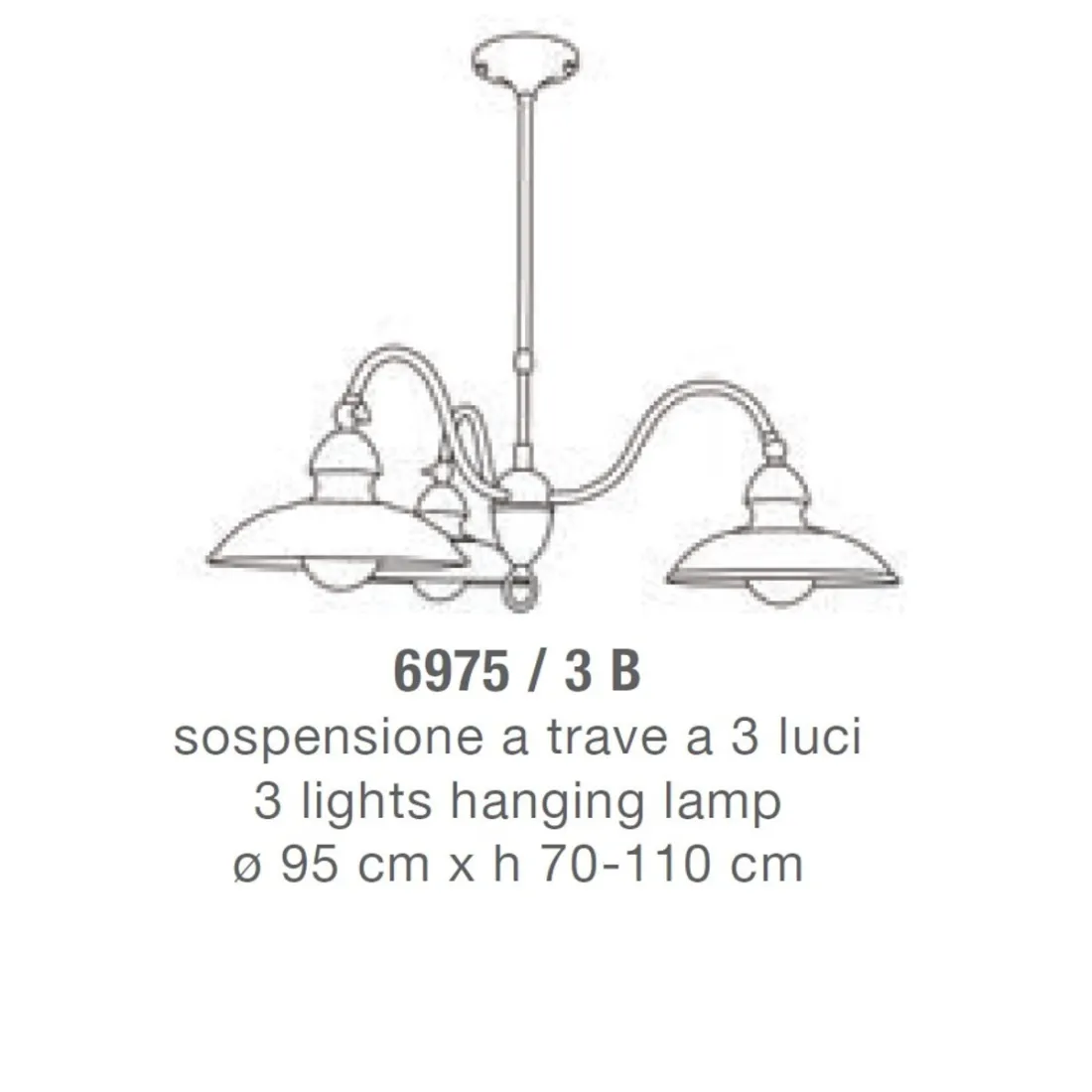 Lampadario 6975 3B LAM