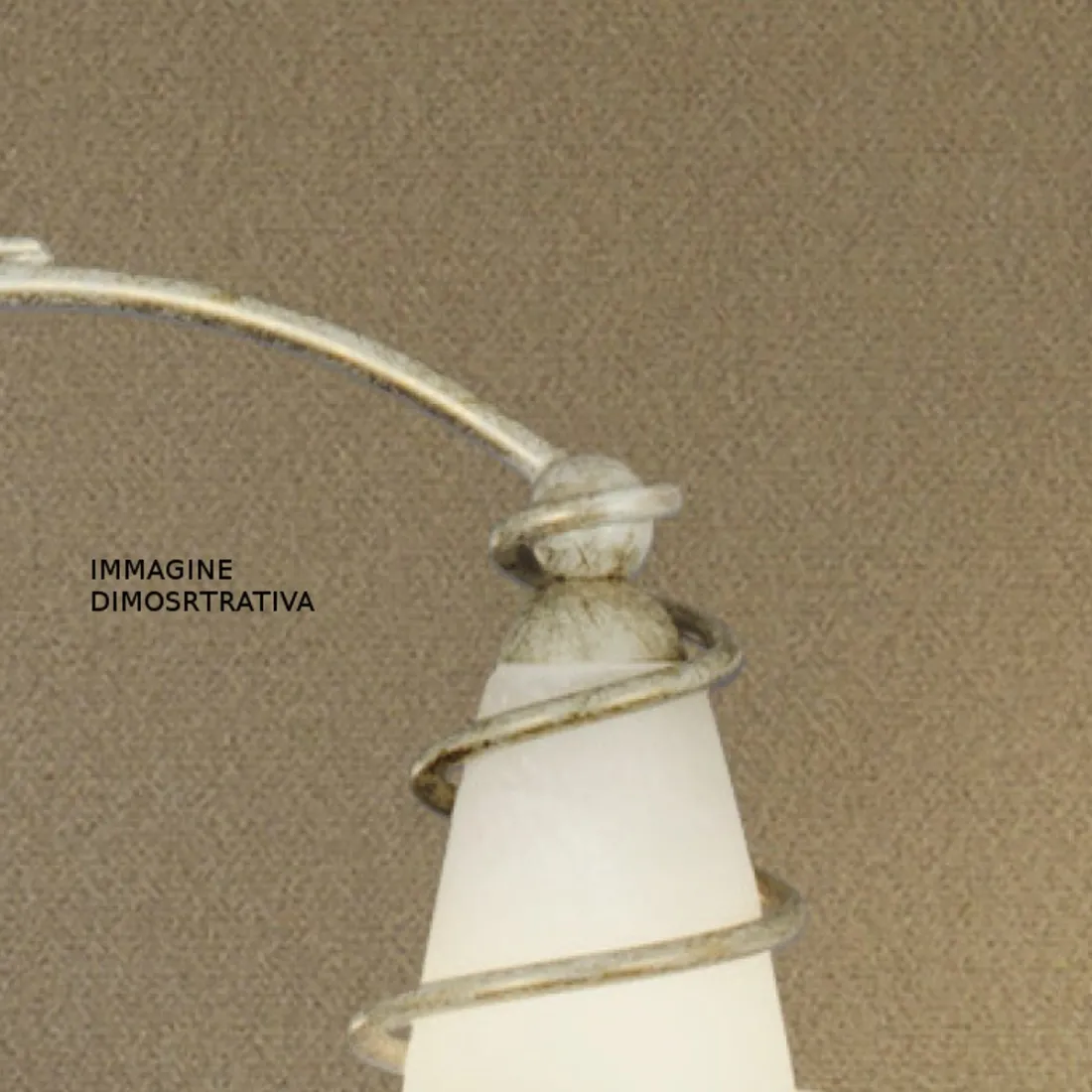 Sospensione LM-4260 1SG E27 LED classico rustico vetro scavo antico lampadario interno