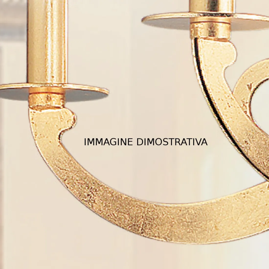 Lampadario LM-2000 6 E14 LED classico metallo paralumi organza sospensione interno