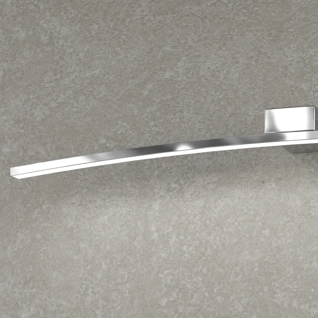 Applique TP-CURVED 1152AM 11.2W LED 1350LM 70CM cromato metallo lampada parete specchio quadro monoemissione interno