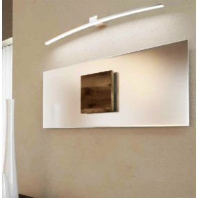 TP-CURVED 1152AG 14.4W LED 1740LM 90CM lampe murale en métal blanc lampe miroir mural carré intérieur monoémission