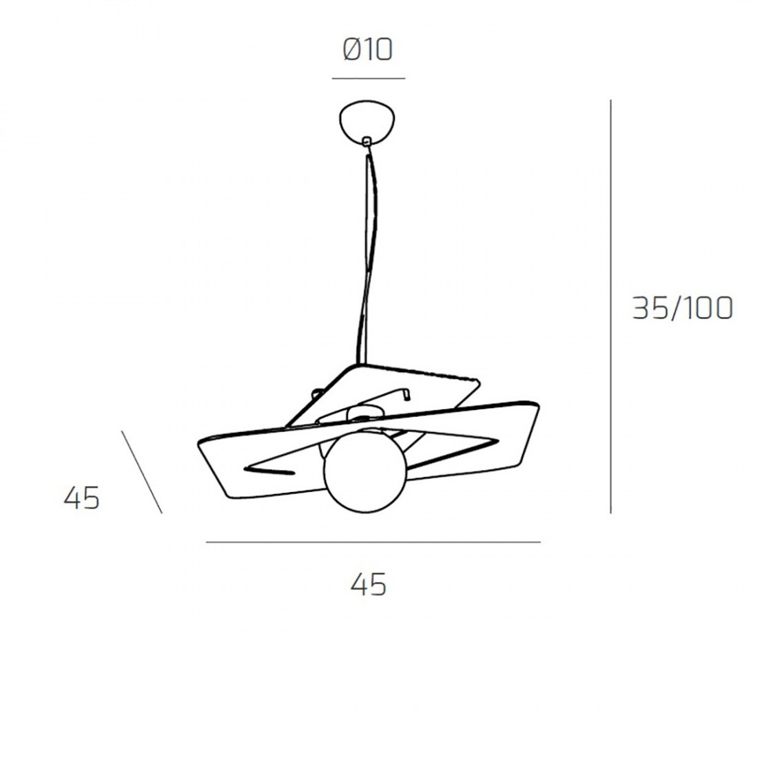 Sospensione WACKY S45 Top Light