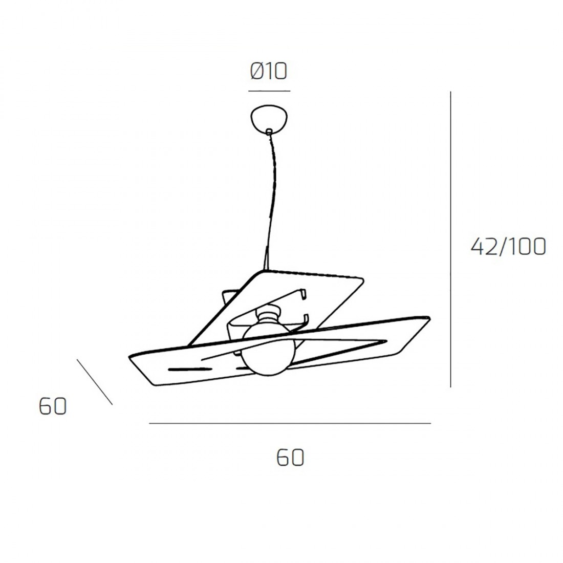 Sospensione WACKY S60 Top Light