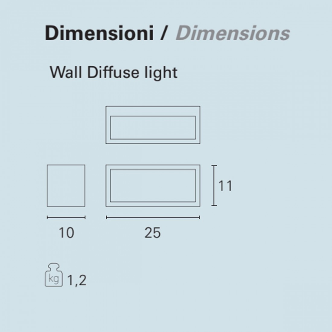 PN-CONNECTION EST169 E27 LED applique murale grise moderne extérieur IP54