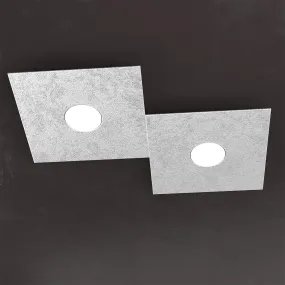 Plafonnier TP-ECCENTRIC 1156 2L GX53 LED lampe carrée en métal plafond mural rectangulaire intérieur moderne