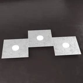 Plafoniera TP-ECCENTRIC 1156 3L GX53 LED metallo quadrato lampada parete soffitto componibile moderna interno