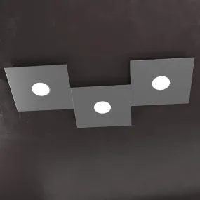 Plafoniera TP-ECCENTRIC 1156 3L GX53 LED metallo quadrato lampada parete soffitto componibile moderna interno