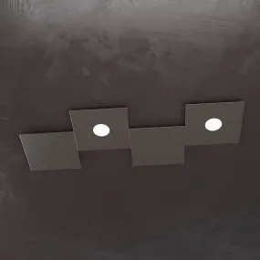 Plafonnier TP-ECCENTRIC 1156 2L2D GX53 LED lampe carrée en métal plafond mural décoratif intérieur moderne