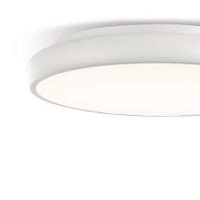 Plafoniera PN-PLAY 62W LED 4760LM 3000°K 61cm alluminio bianco nero opaco lampada soffitto tonda interno