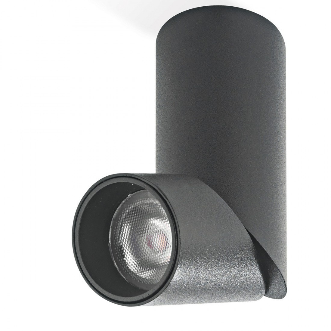 Spot PN-PAKO 4W LED 320LM 3000°K IP20 cilindro metallo nero bianco opaco orientabile faretto parete soffitto