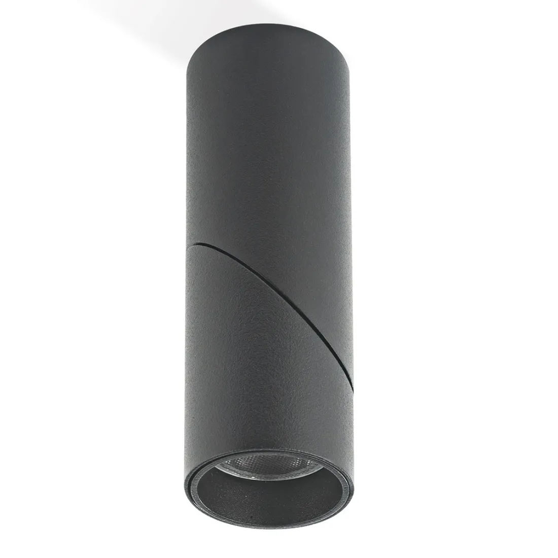 Spot PN-PAKO 4W LED 320LM 3000°K IP20 cilindro metallo nero bianco opaco orientabile faretto parete soffitto