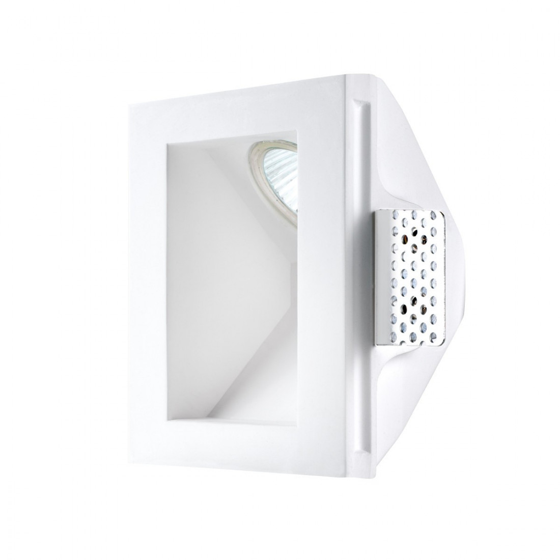 Segnapasso PN-PARIDE INC1502 LED GU5.3 gesso bianco verniciabile quadrato scomparsa interno IP20 Segnapasso PN-PARIDE INC1502 LED GU5.3 gesso bianco verniciabile quadrato scomparsa interno IP20