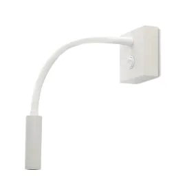 Applique murale LED PN-LONDON 3W 3000 ° K 190LM aluminium noir blanc nickel lampe flexible bras réglable mur moderne