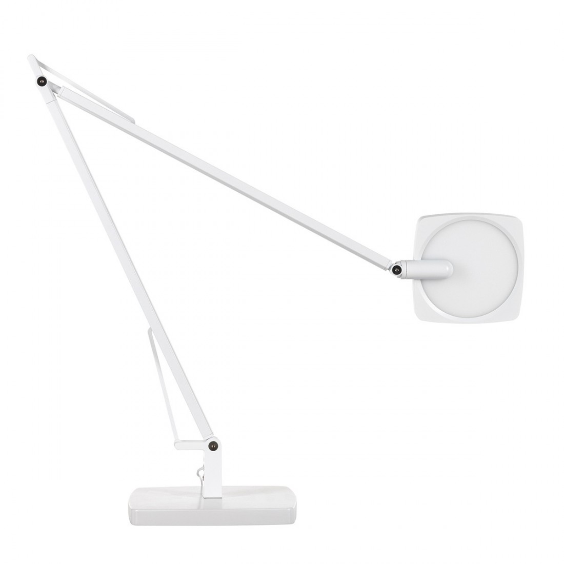 Abat-jour PN-YAB 8W LED 450LM 3000 ° K blanc aluminium lampe soft touch table bureau intérieur moderne