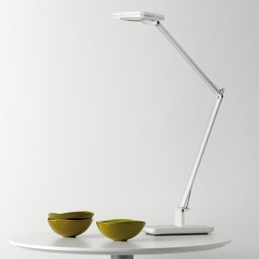 Abat-jour PN-YAB 8W LED 450LM 3000 ° K blanc aluminium lampe soft touch table bureau intérieur moderne