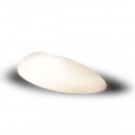 Lampada terra PAN International STONE EST510 EST511 E27 LED termoplastico bianco