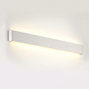Applique PN-MATCH 32W 2808LM 3000°K 88CM alluminio bianco opaco lampada parete rettangolare biemissione