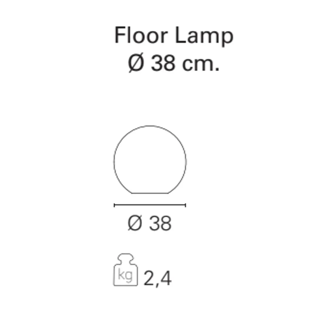 Lampada terra SPHERE EST505 EST506 EST507 Pan international