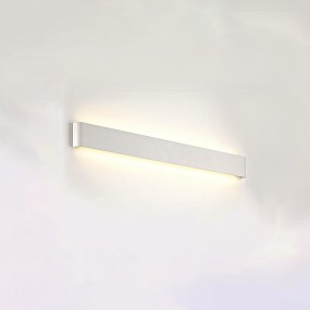 Applique PN-MATCH 20W 1625LM 3000°K alluminio bianco opaco lampada parete rettangolare biemissione