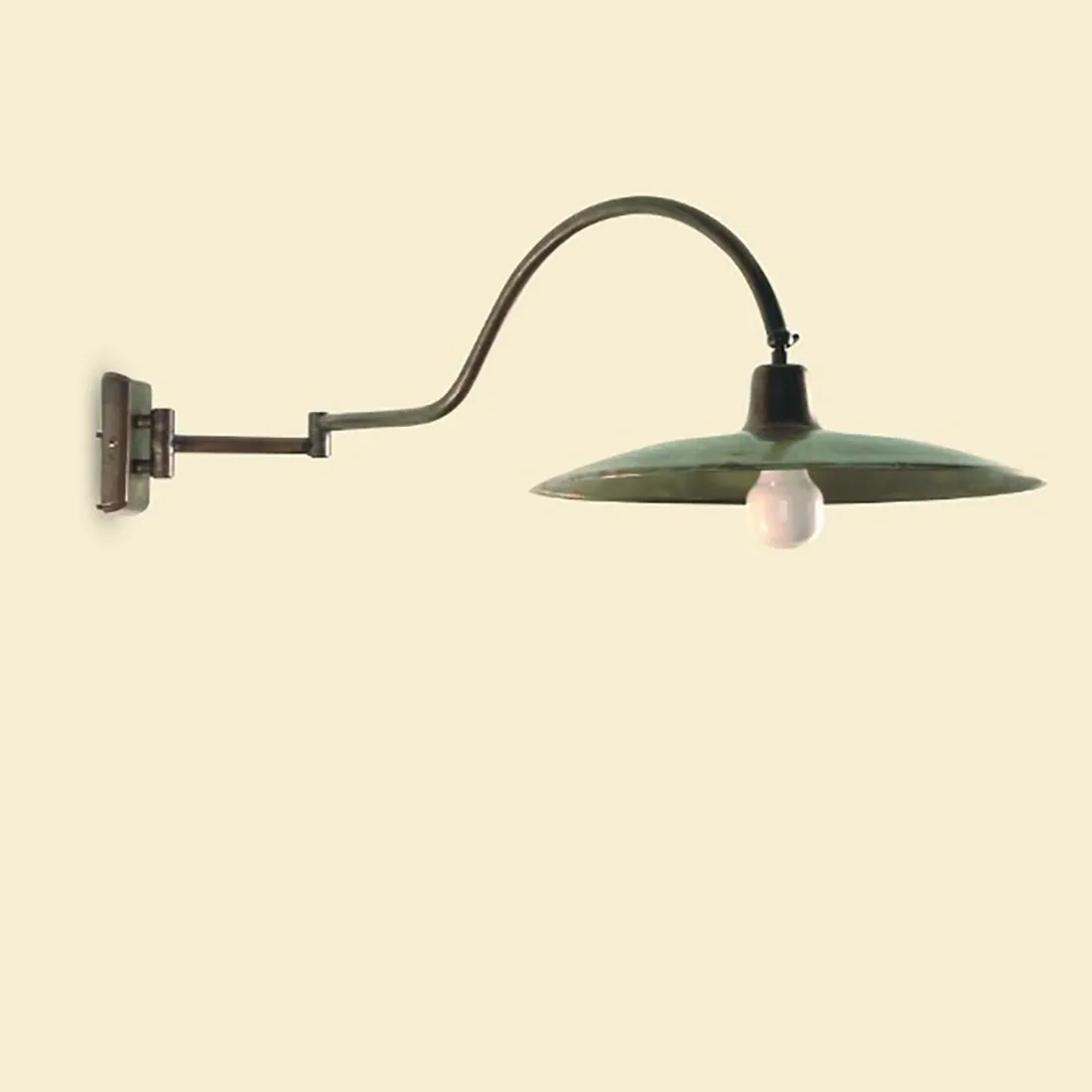 BA-ELISNOD applique murale applique rustique classique en laiton E27