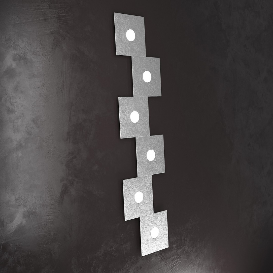 Plafonnier TP-ECCENTRIC 1156 SL GX53 LED applique murale carrée métal plafond intérieur multiluce moderne