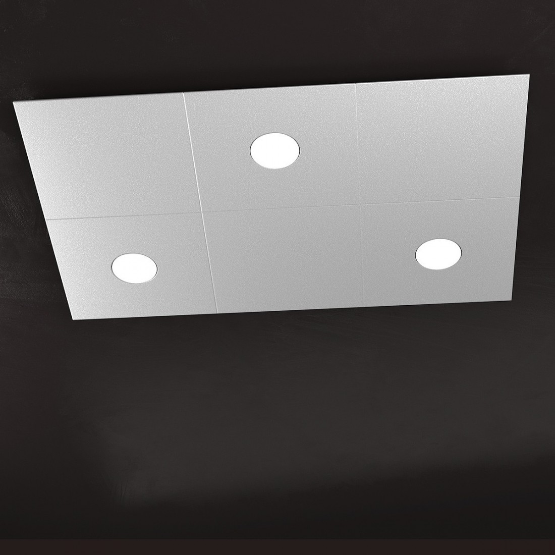 Plafoniera TP-ECCENTRIC 1156 3L3D GX53 LED metallo quadrato lampada parete soffitto decorativa moderna interno