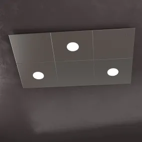 Plafoniera TP-ECCENTRIC 1156 3L3D GX53 LED metallo quadrato lampada parete soffitto decorativa moderna interno