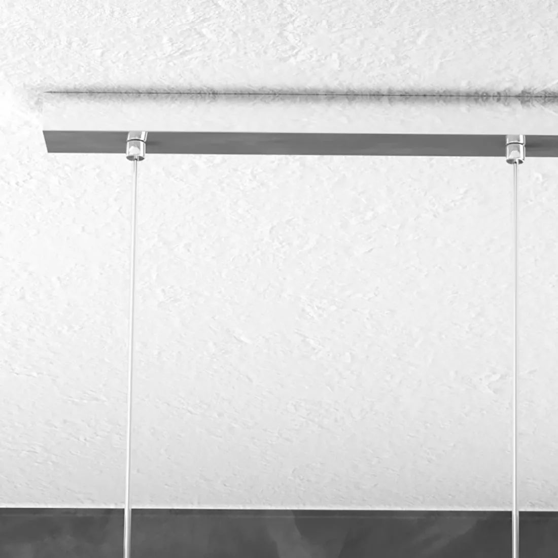 Lustre TP-FUTURE S3 RMIX MC E27 Barre LED rectangulaire plafond en verre pyrex soufflé ampoule colorée abaissée moderne classiqu