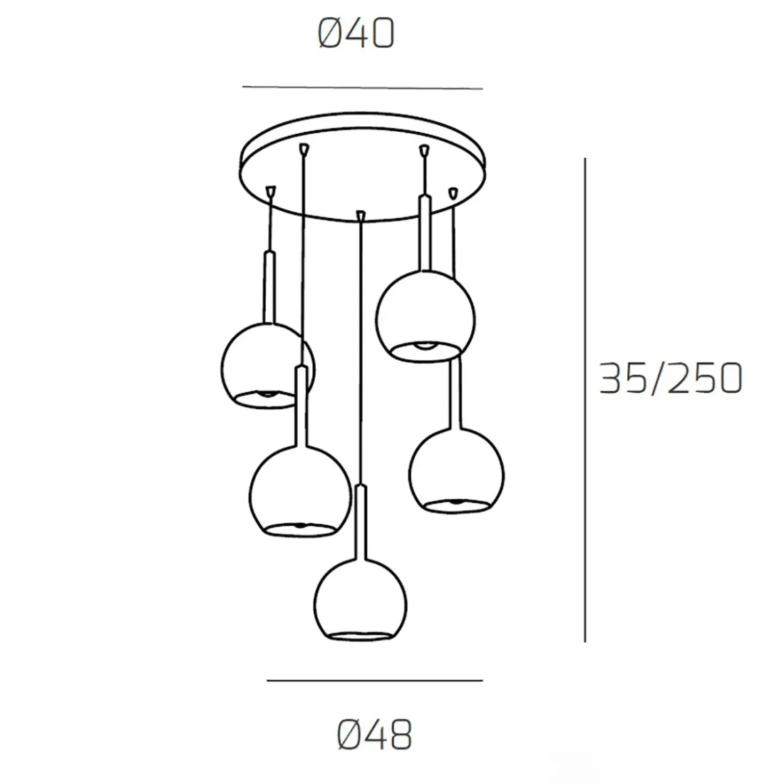 Lampadario TP-FUTURE S5 TP MC E27 LED vetro pirex soffiato colorato ampolla calate piastra moderno classico multiluce