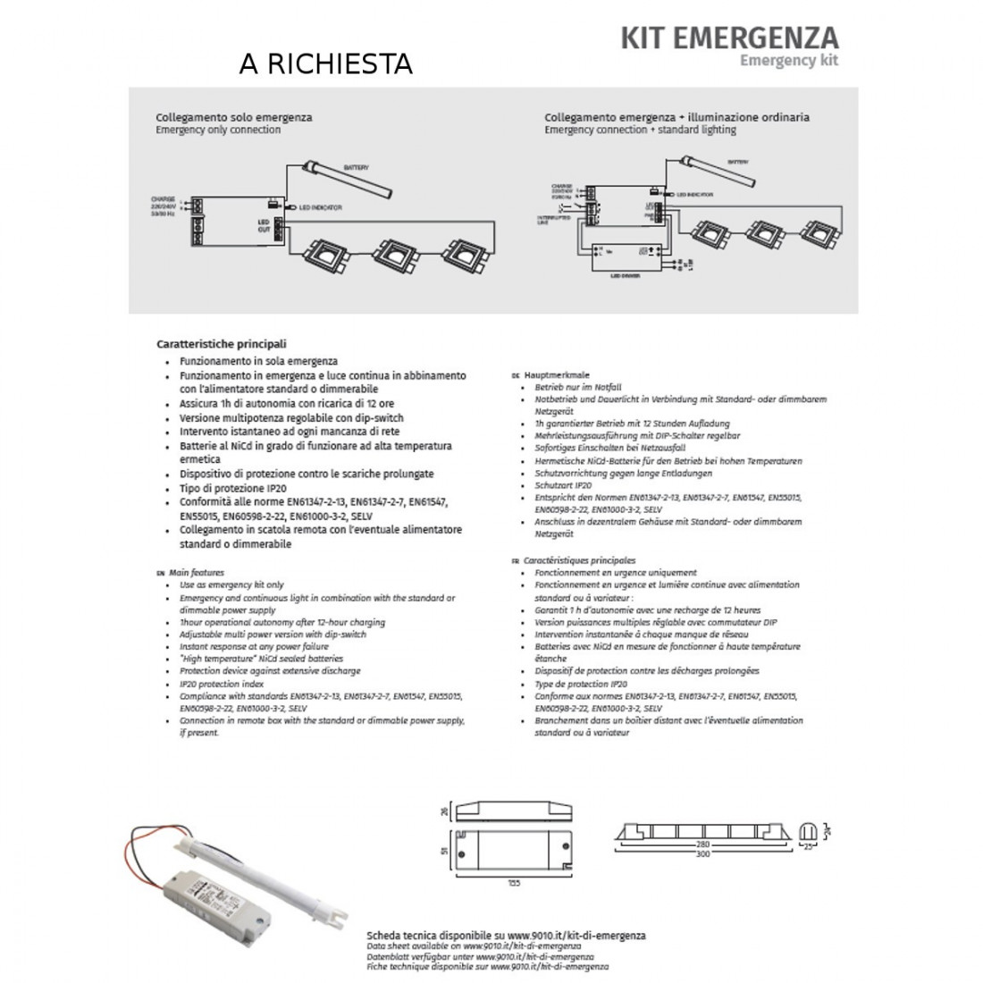 Applique incasso BF-2371A 35 GU10 gesso parete scomparsa cartongesso muratura modulo interno