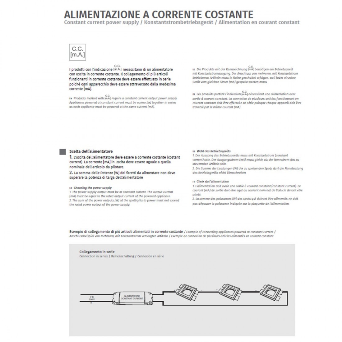 Alimentatore BF-2371A 3008 026.255 18.2W incasso trasformatore 700mA