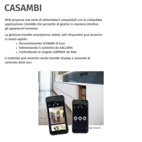 Faretto incasso BF-4045C 3006 LED 6.5W SISTEMA WIRELESS gesso bianco verniciabile quadrato scomparsa cartongesso interno IP20