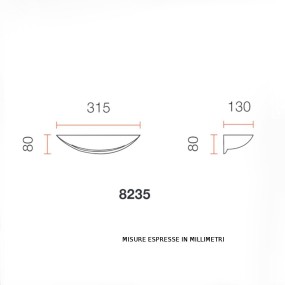 BF-8235 3076 Belfiore applique murale