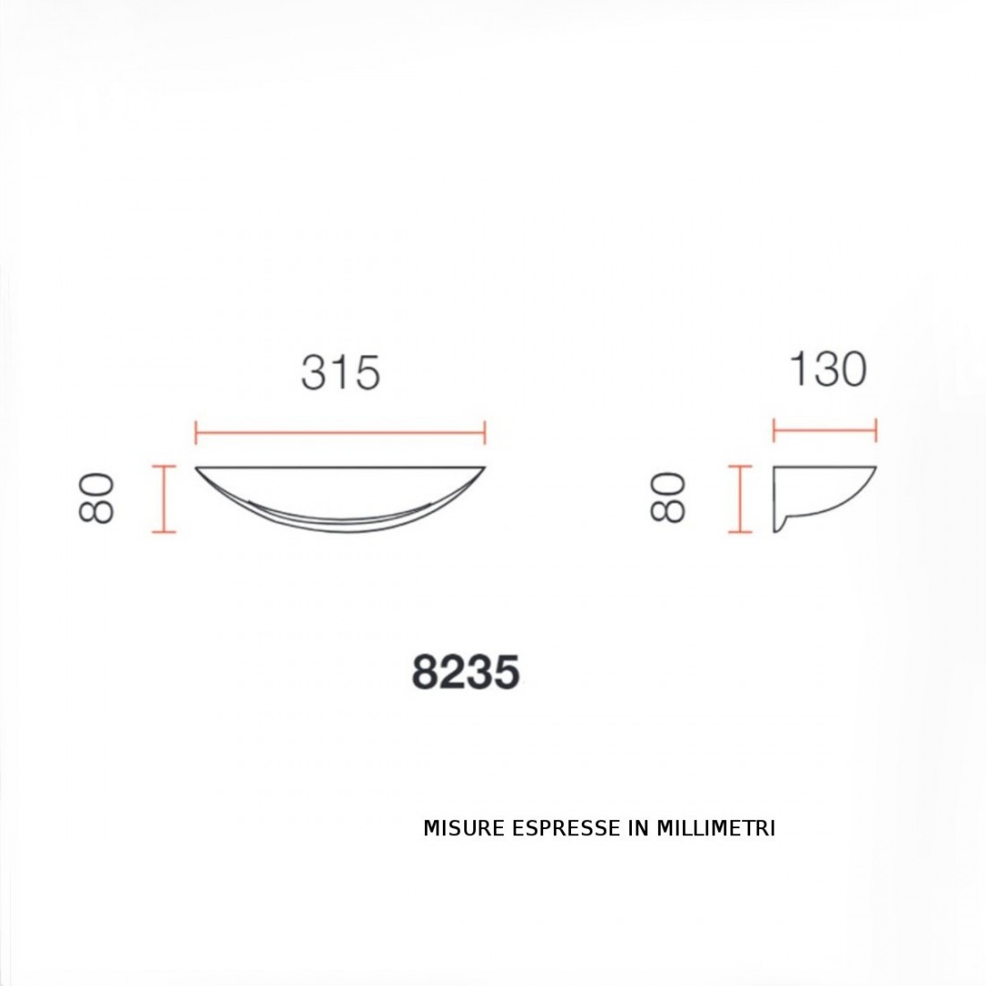 BF-8235 3076 Belfiore applique murale