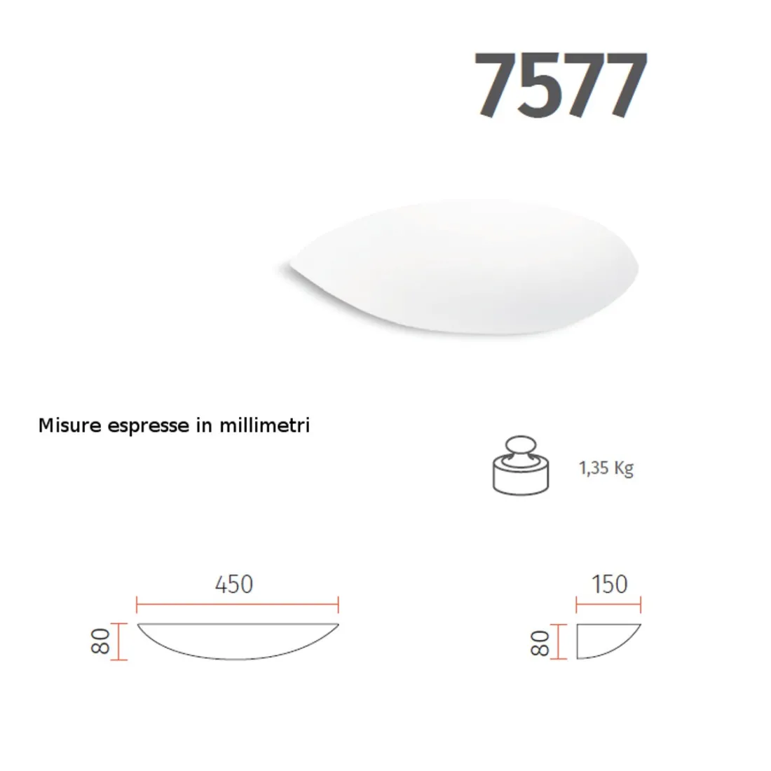 BF-7577 41 Applique murale Belfiore