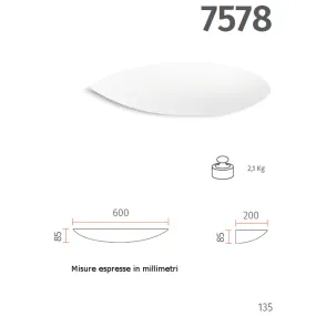 BF-7578 41 Applique murale Belfiore